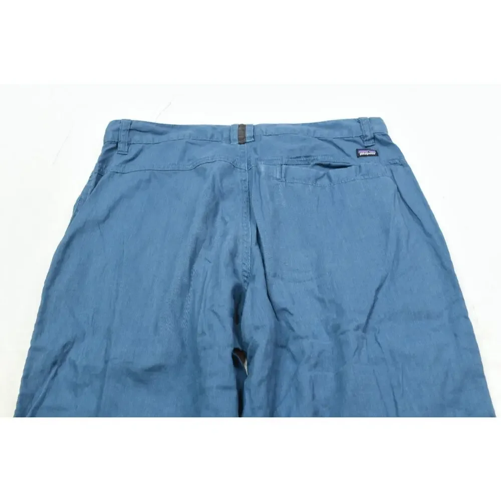 Patagonia Back Step Pants Mens 28 Blue Hemp Cotton Lightweight Regular Fit